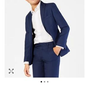 Boys navy blue suit